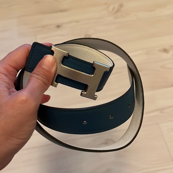 Authentic Hermes H belt. Belt length 75. All double sided. Trade for bags - Picture 9 of 17